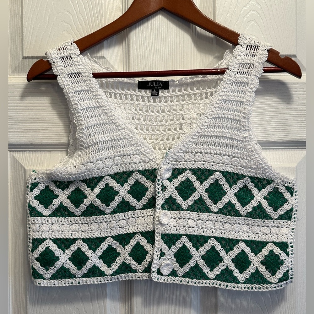 Julia By Love J Crochet Vest